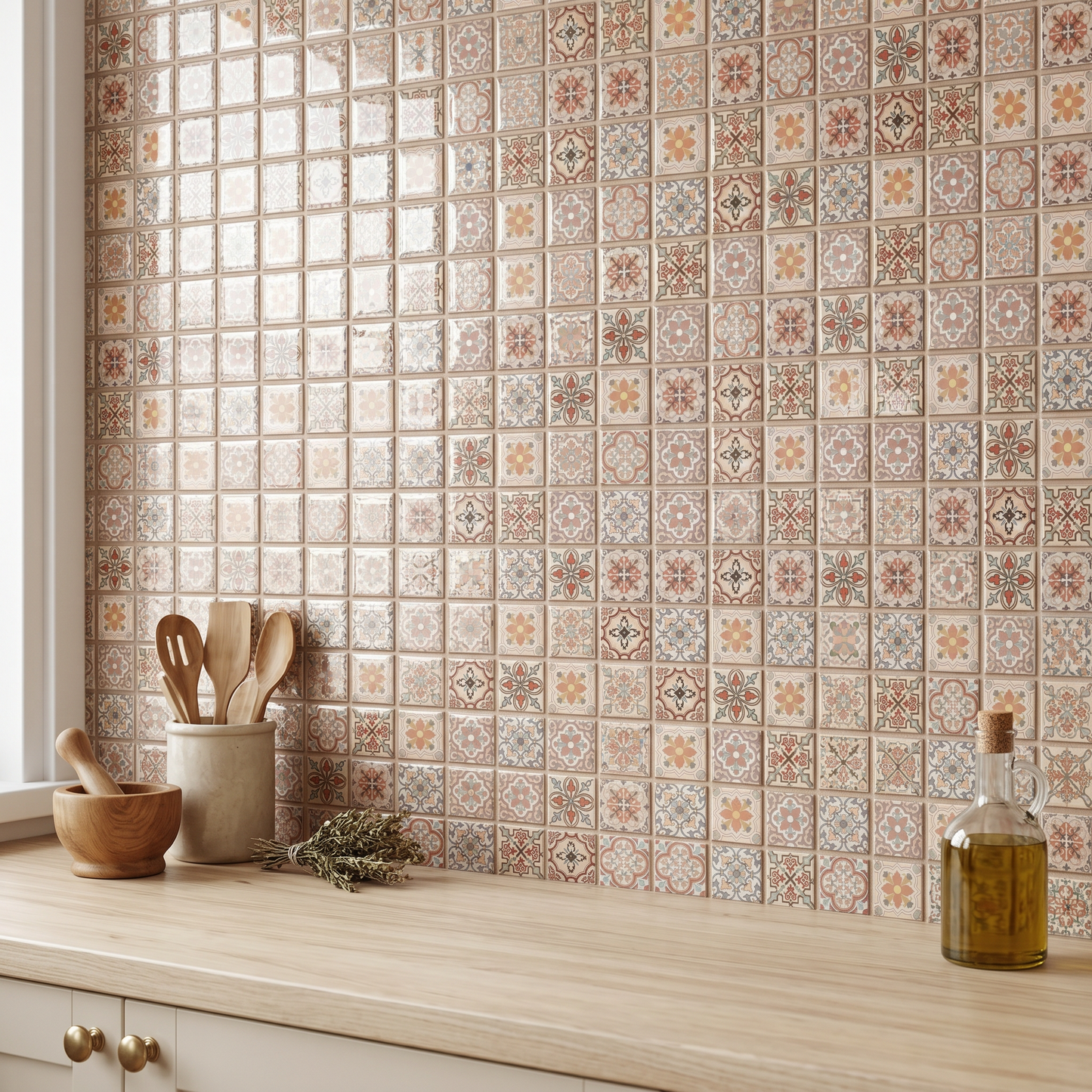 Mosaico Deco Patchwork - 20.5x20.5 cm