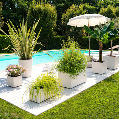 Jardineras y Cubos Simil Cemento