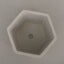 Macetero Cemento Hexagonal 642
