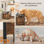 Mueble Pet Comedor Elevado y Despensa - Ali 03
