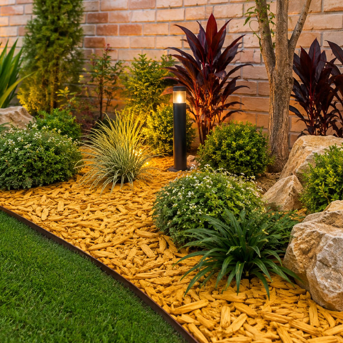 Mulch Decorativo de Madera de Pino 30L