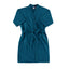 Bata Venus Azul Atlántico Terciopelo - 300g/m² - 100% Algodón