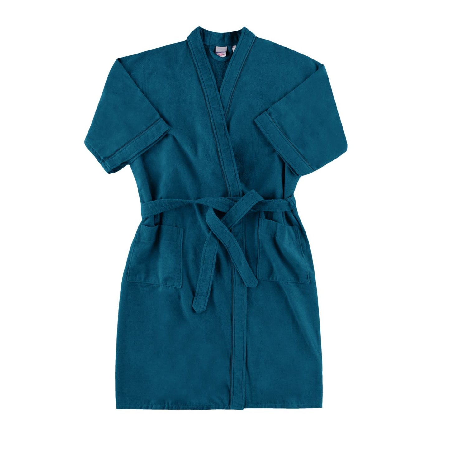 Bata Venus Azul Atlántico Terciopelo - 300g/m² - 100% Algodón