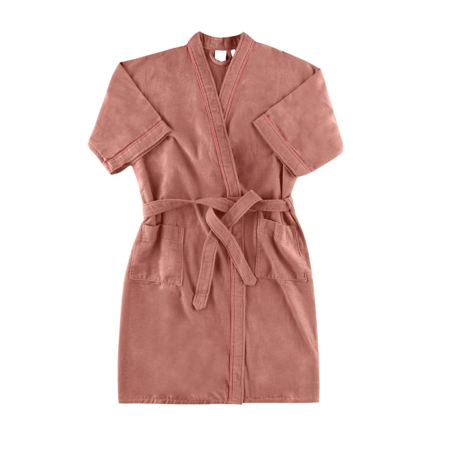 Bata Venus Rosa Malba Terciopelo - 300g/m² - 100% Algodón