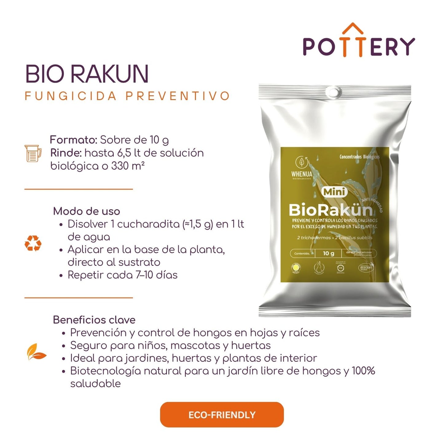 Fungicida Bio Rakun 10grs