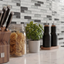 Malla Mosaico Blanco Escarcha - 30x30 cm