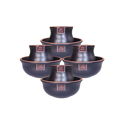 Set de Cantaritos y Bowls Negro Ébano