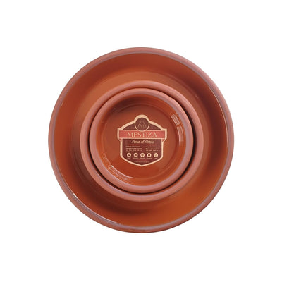 Set Cazuelas Sin Asa con Plato Pura Miel