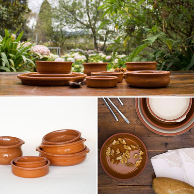 Set Cazuelas Sin Asa con Plato Pura Miel