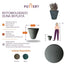 Macetero Grande Duna 38