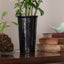Florero Ceramico Negro brillante