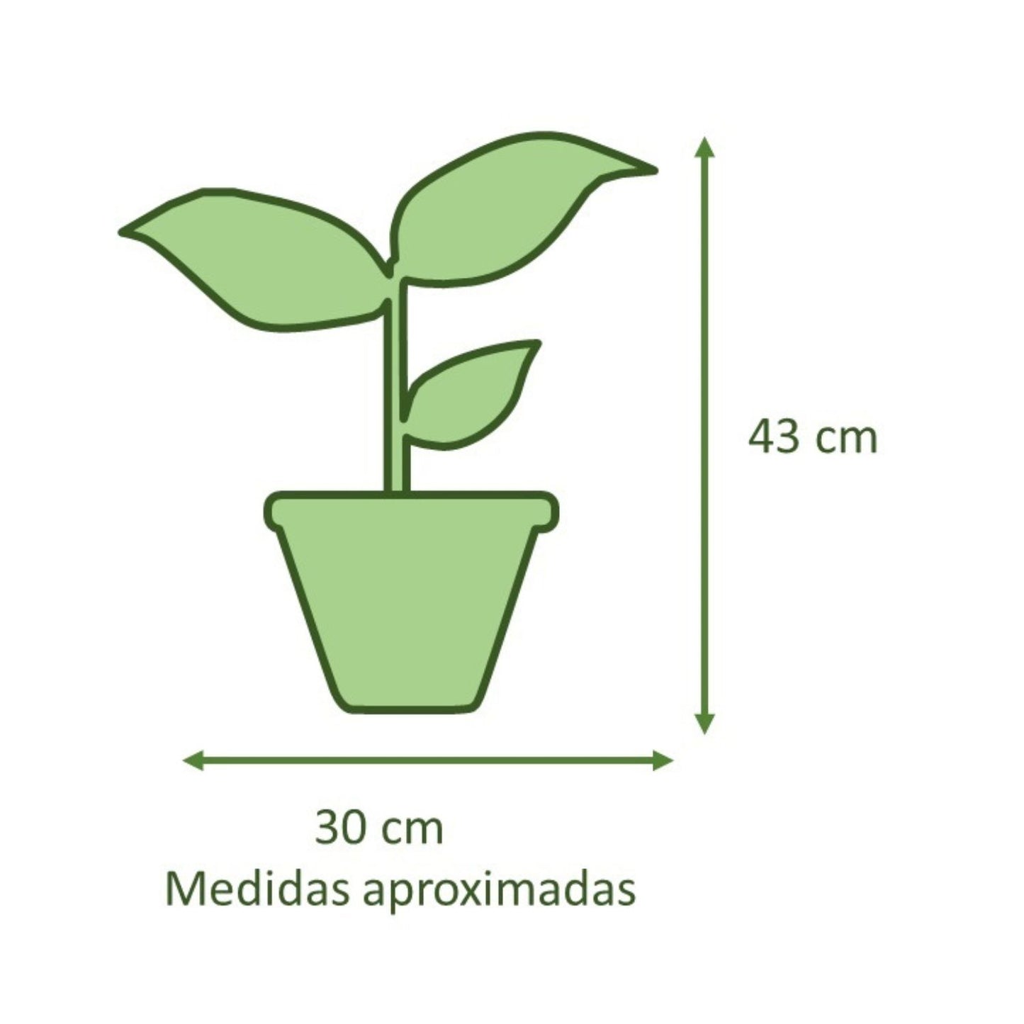 Gomero Tineke Macetero Kony 19cm Blanco