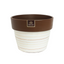 Maceta Boca Ancha Ceramica Greta 18cm
