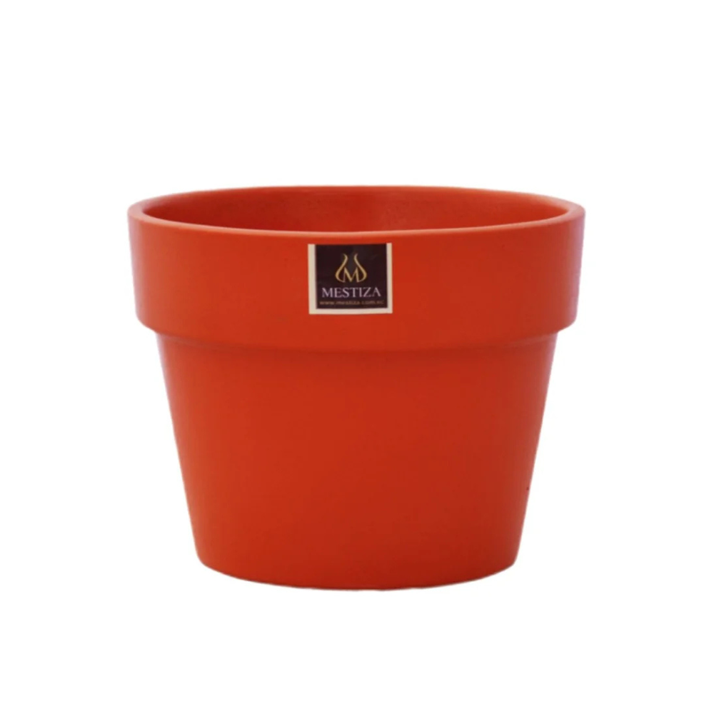 Maceta Boca Ancha Ceramica Greta 18cm