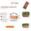 Jardinera Rectangular Garda 42 cm Terrarcilla