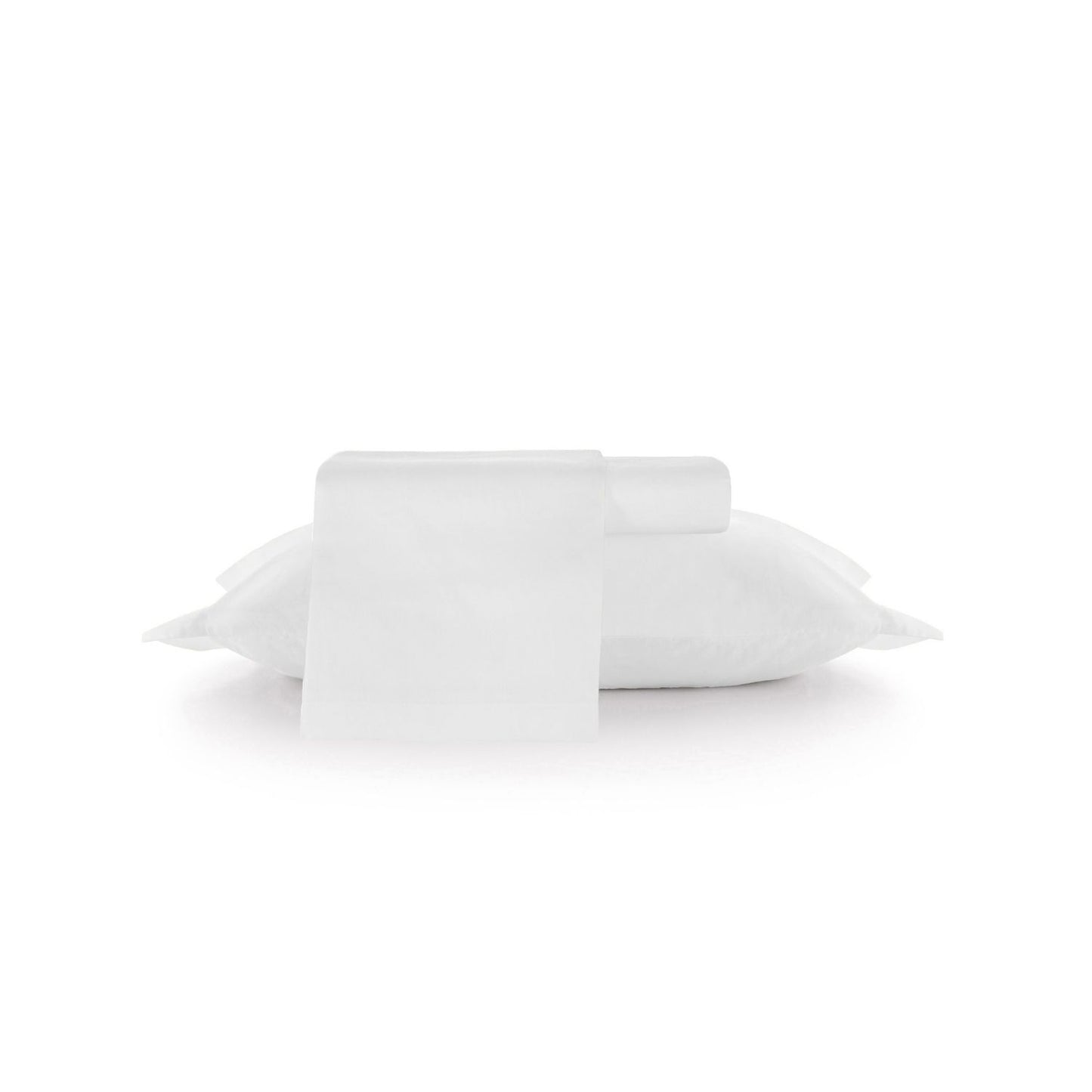 Juego de Sábanas 4 Piezas BLANCO, 2  1⁄2 plazas - 180 hilos en 100% Algodón