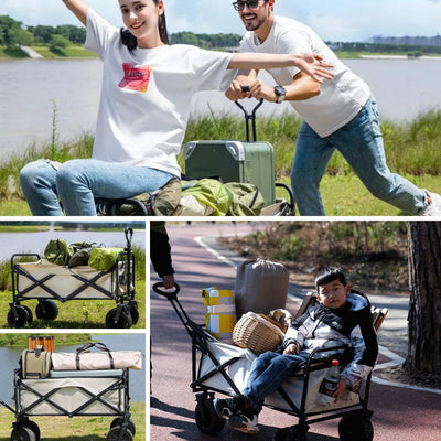 Carro de Carga Plegable Urbano - 100K Beige