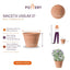 Macetero Vasum Duo Terracota 37