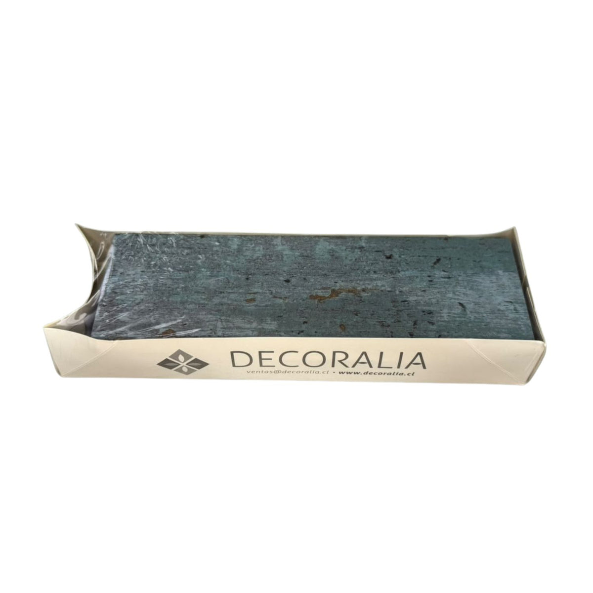 Pack de 5 Enchape Ceramico Vintage Azul Esverdeado (22x7cm c/u)