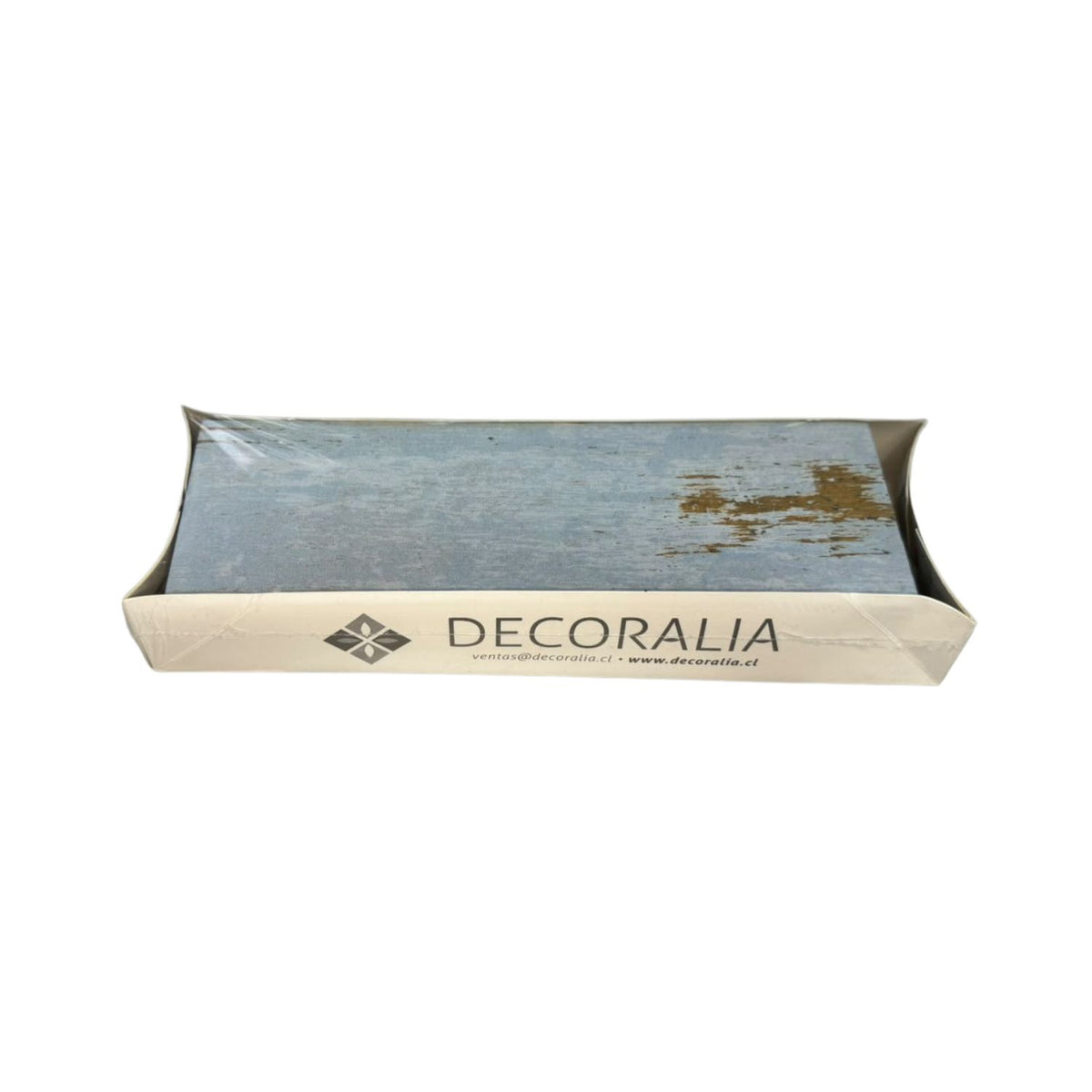 Pack de 5 Enchape Ceramico Vintage Celeste (22x7cm c/u)
