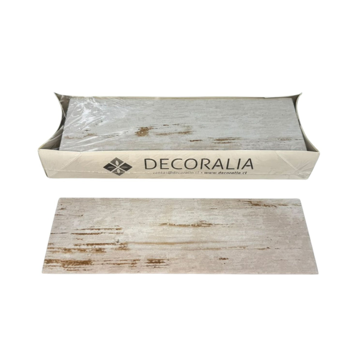 Pack de 5 Enchape Ceramico Vintage Crema (22x7cm c/u)