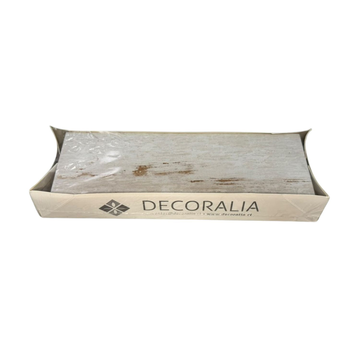 Pack de 5 Enchape Ceramico Vintage Crema (22x7cm c/u)