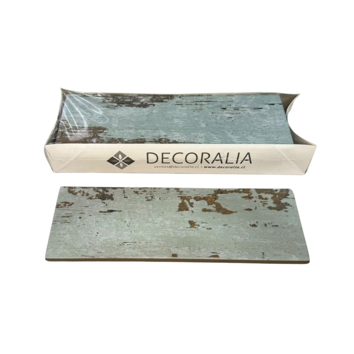 Pack de 5 Enchape Ceramico Vintage Verde (22x7cm c/u)