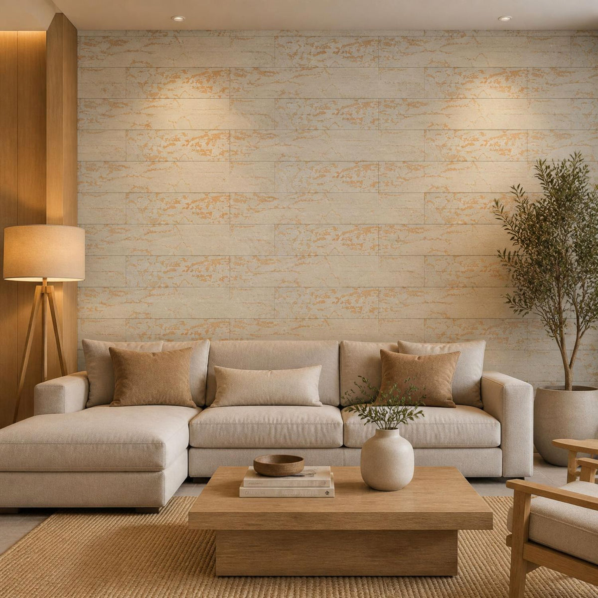 Pack de 5 Enchape Ceramico Vintage Verde (22x7cm c/u)