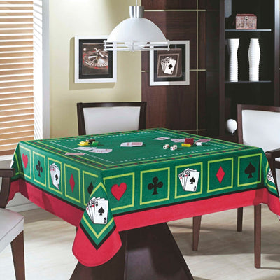 Mantel Terciopelo Cuadrada Casino - 100% Algodón - Teka