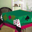 Mantel Terciopelo Cuadrada Casino - 100% Algodón - Teka