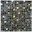 Malla Mosaico Negro Plata - 30x30 cm