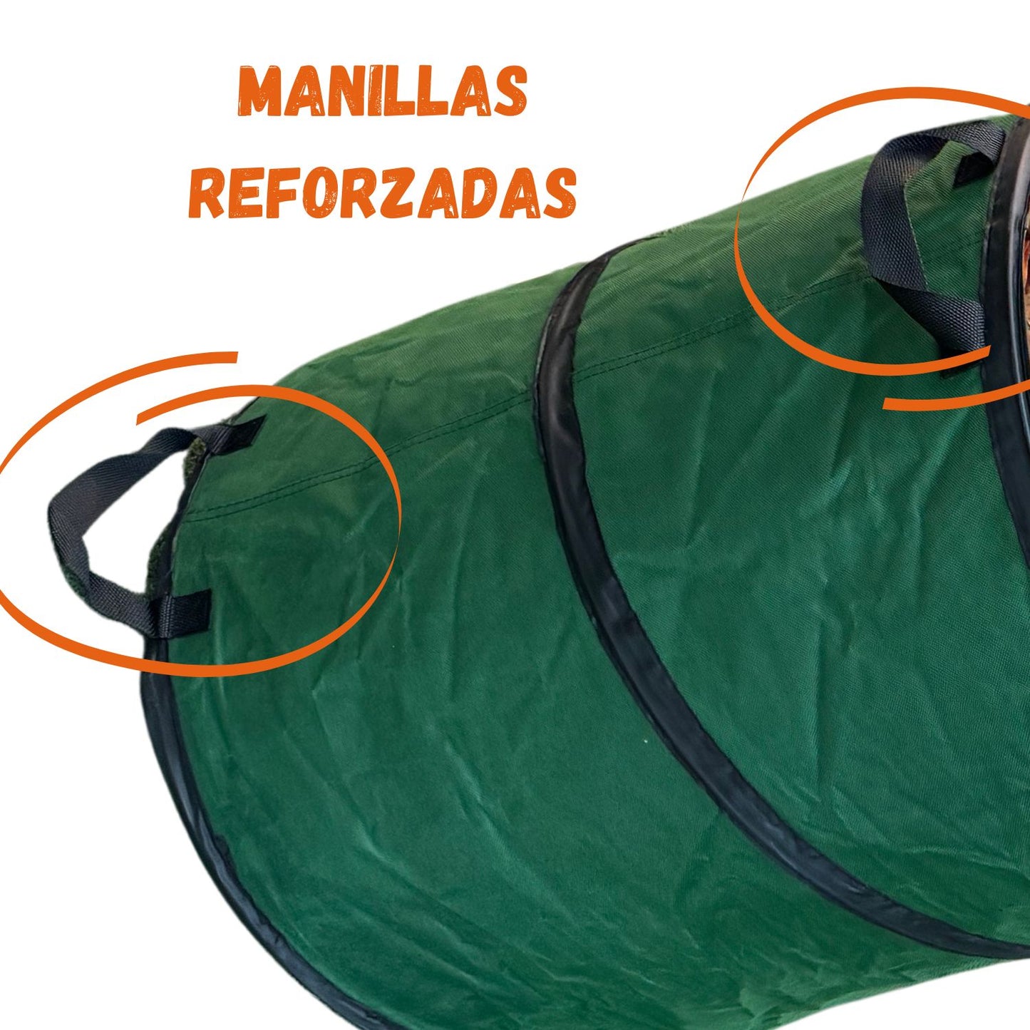 Bolsa Multiuso PopUp Plegable 161 Lts Verde XXL