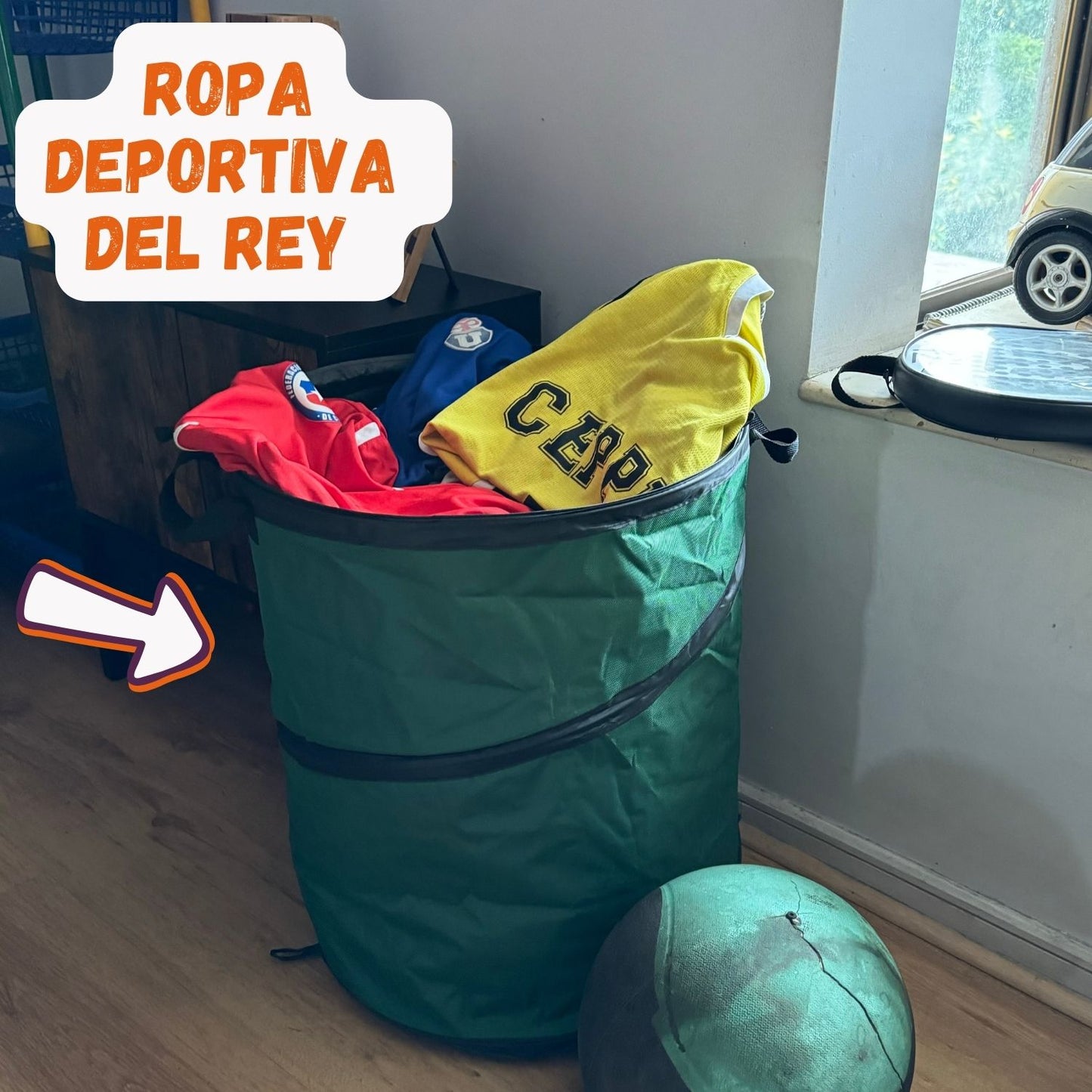 Bolsa Multiuso PopUp Plegable 161 Lts Verde XXL