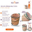 Bolsa Multiuso PopUp Plegable 161Lts Beige PVC300g XXL