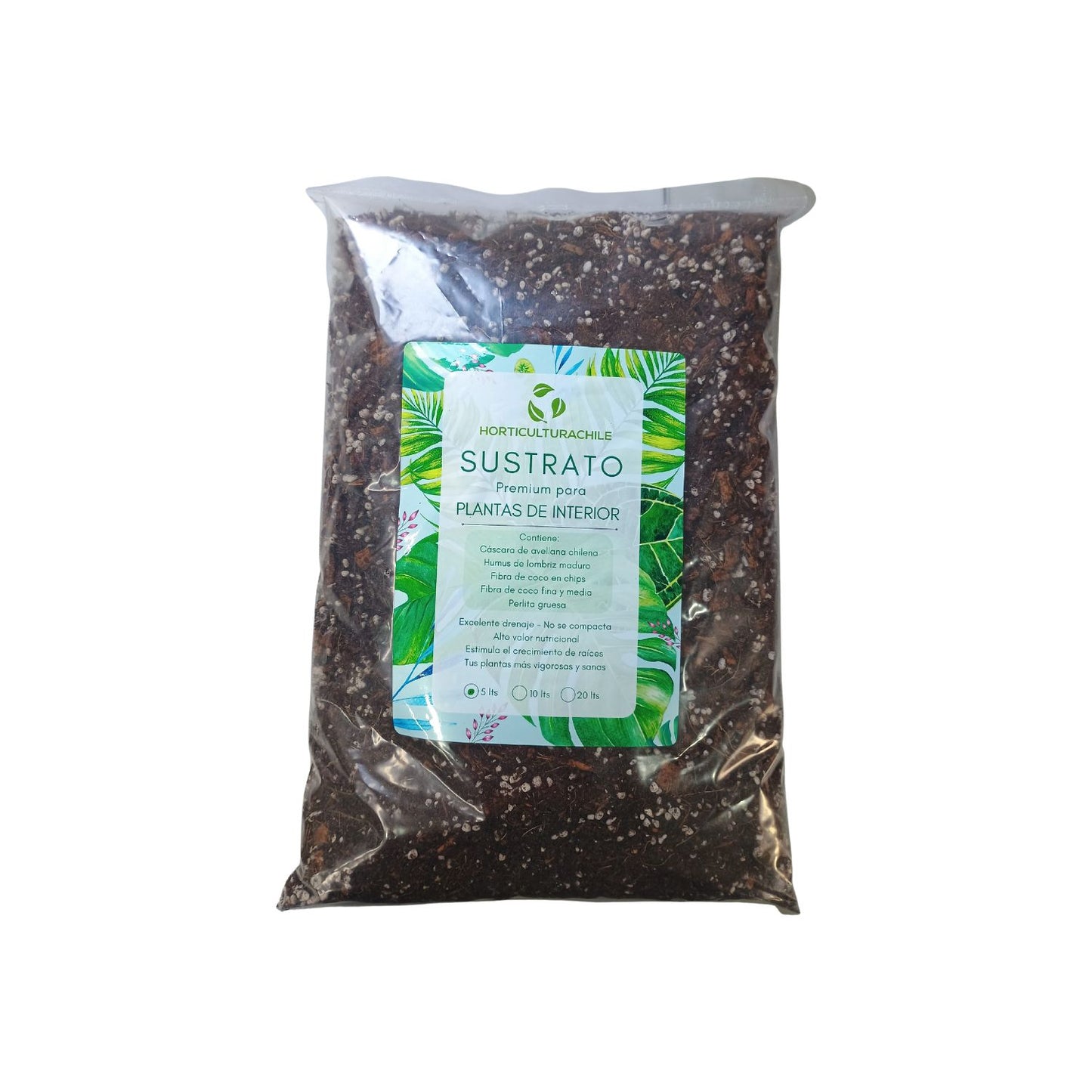 Sustrato Premium para Plantas de Interior 5 lts