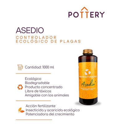 Asedio 1 Lt - Controlador ecológico de plagas