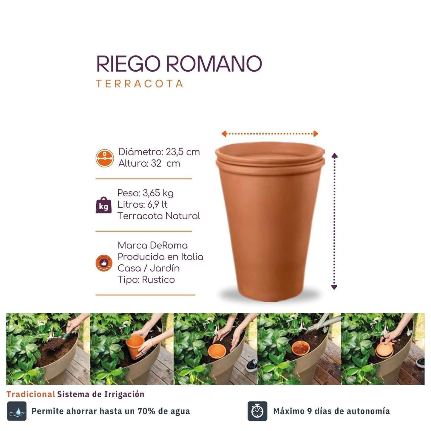 Riego Romano Terracota 32