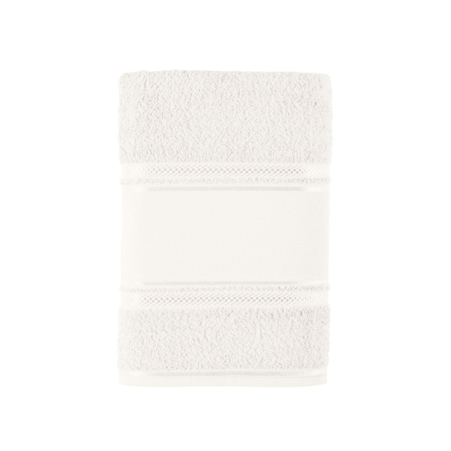 Toalla de Rostro para Bordar Cristine - 100% Algodón - 360g/m² - Teka
