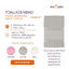 Toalla de Rostro para Pintar Valentine - 100% Algodón - 360g/m² - Teka