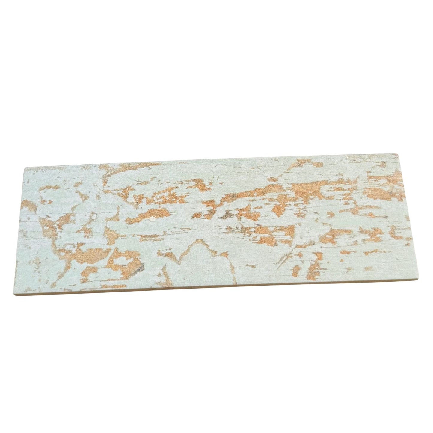 Pack de 4 Enchape Ceramico Vintage Verde Envejecido (22x7cm c/u)