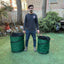 Bolsa Multiuso PopUp Plegable 161 Lts Verde XXL