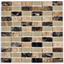 Malla Mosaico Rectángulos Terra Beige - 30x30 cm