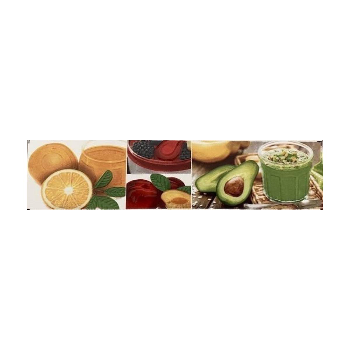 Pack 3 unidades Listel Cocina Desayuno - 8x35cm