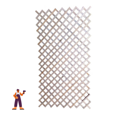 Enrejado sin Marco 120x200cm - Rombo 7cm