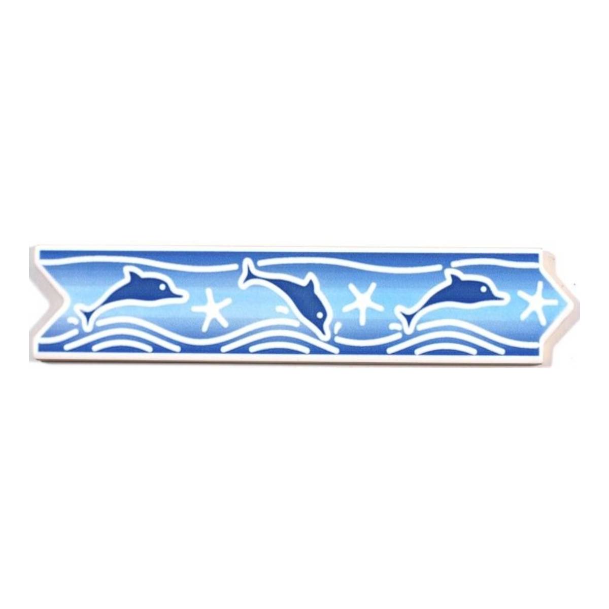 Pack 4 unidades Listel Europa Piscis - 5,5x26cm
