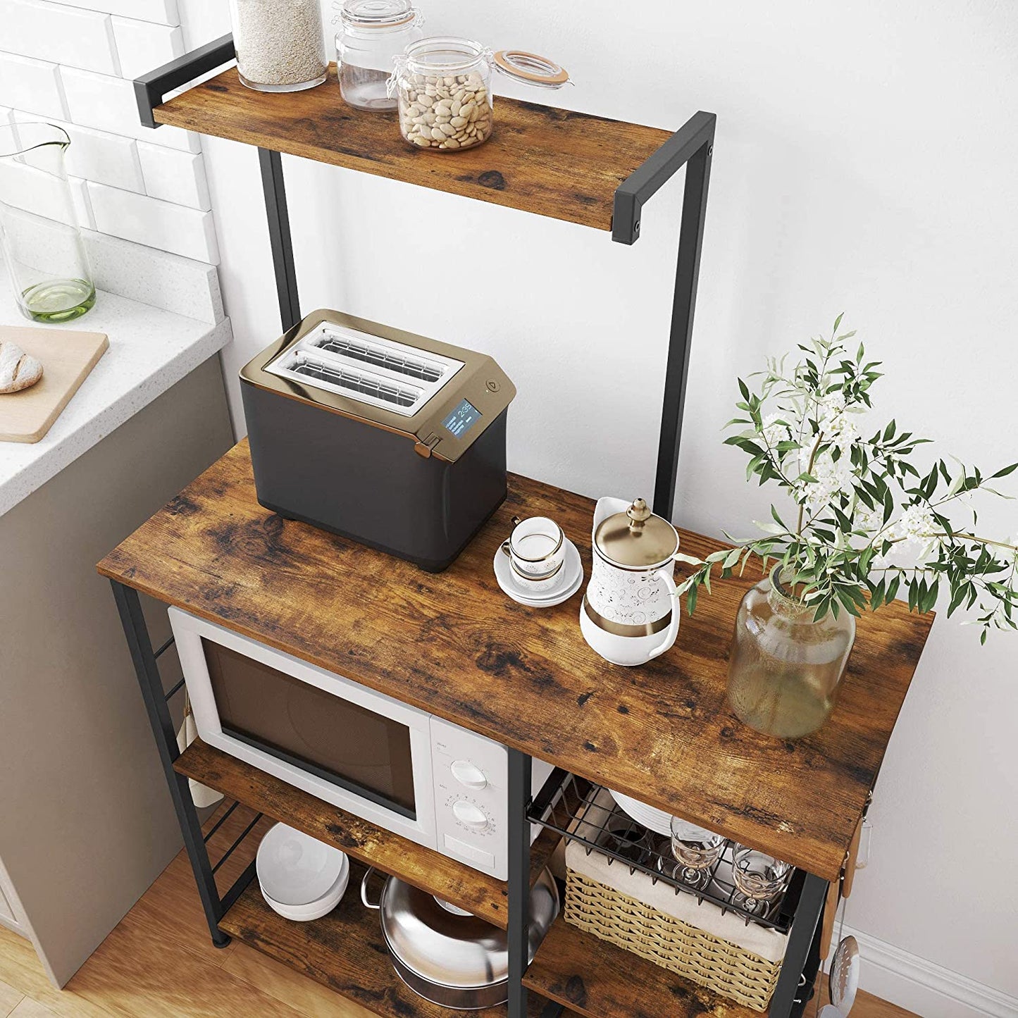 Estantería de Cocina con Repisas - ABA35