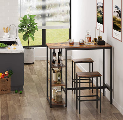 Mesa de Comedor con 3 Estantes - DURC11