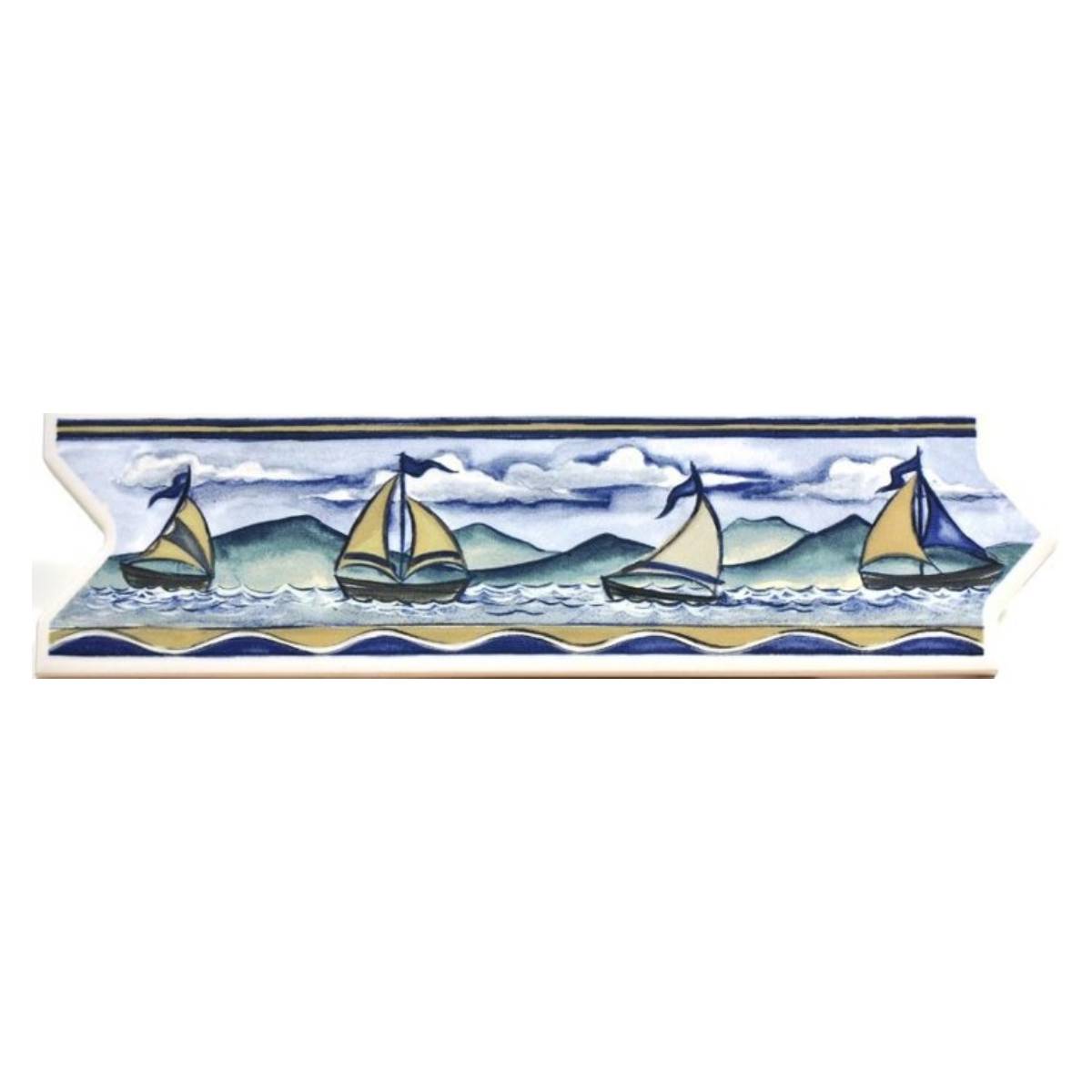 Pack 3 unidades Listel Marina Blue - 8,5x33cm