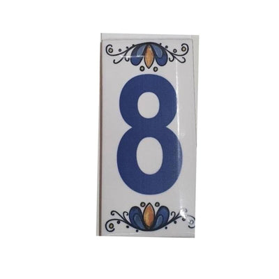 Número Cerámico - Nº8