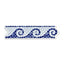 Pack 3 unidades Listel Piscina Olas - 8,5x33cm